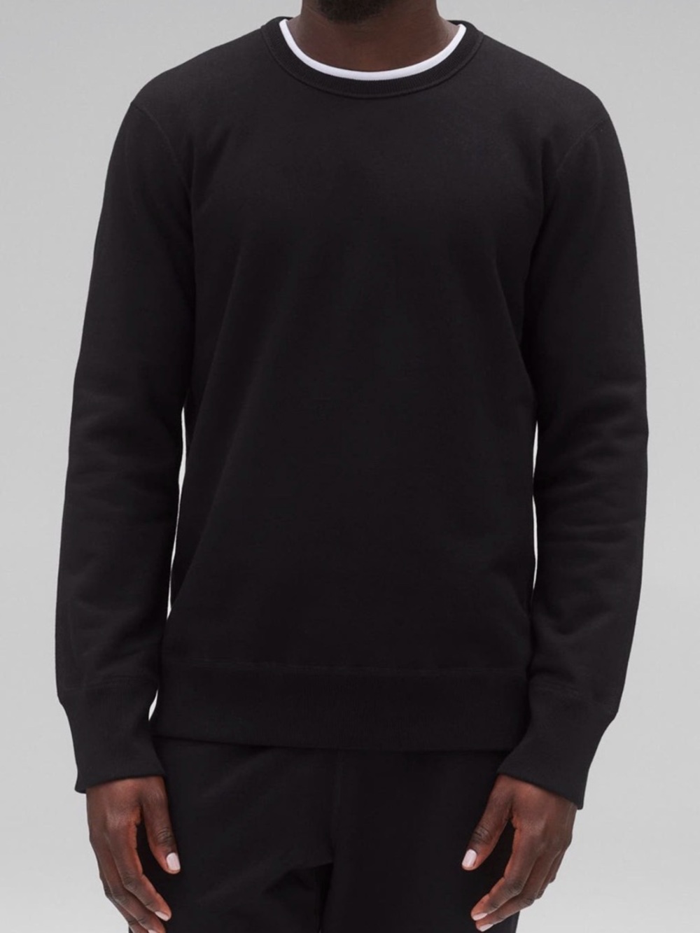 Reigning Champ
Midweight Terry Slim Crewneck Sweatshirt  Black XL